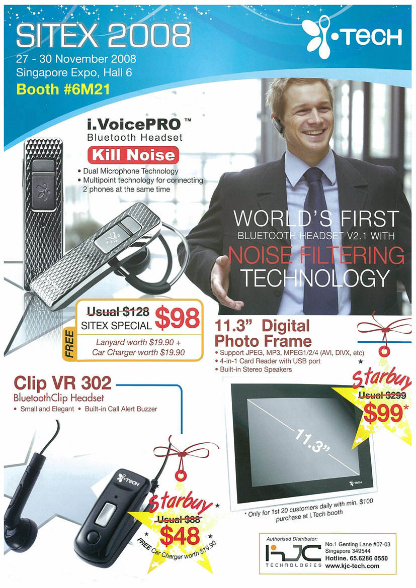 Sitex 2008 price list image brochure of ITech Page 1 - Vr-zone Tclong