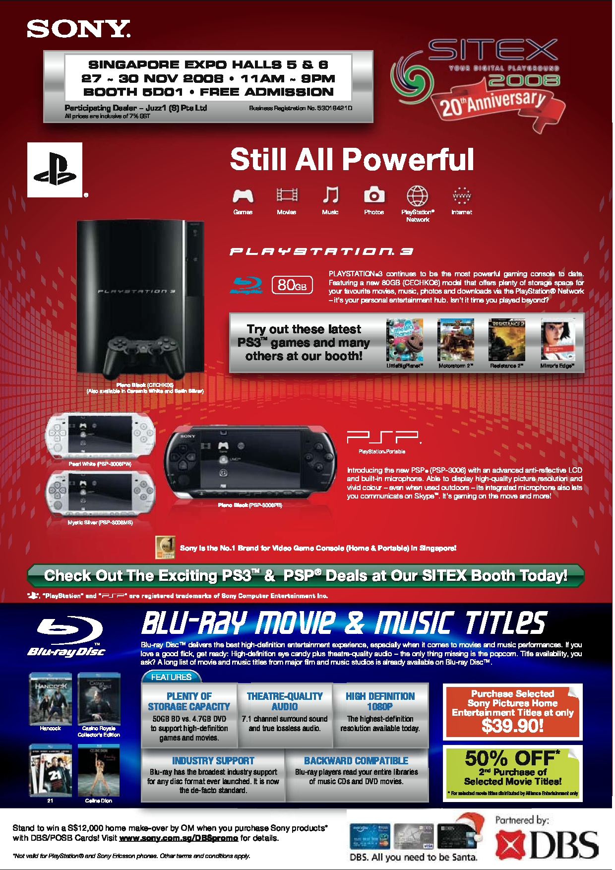 Sitex 2008 price list image brochure of Sony Playstation