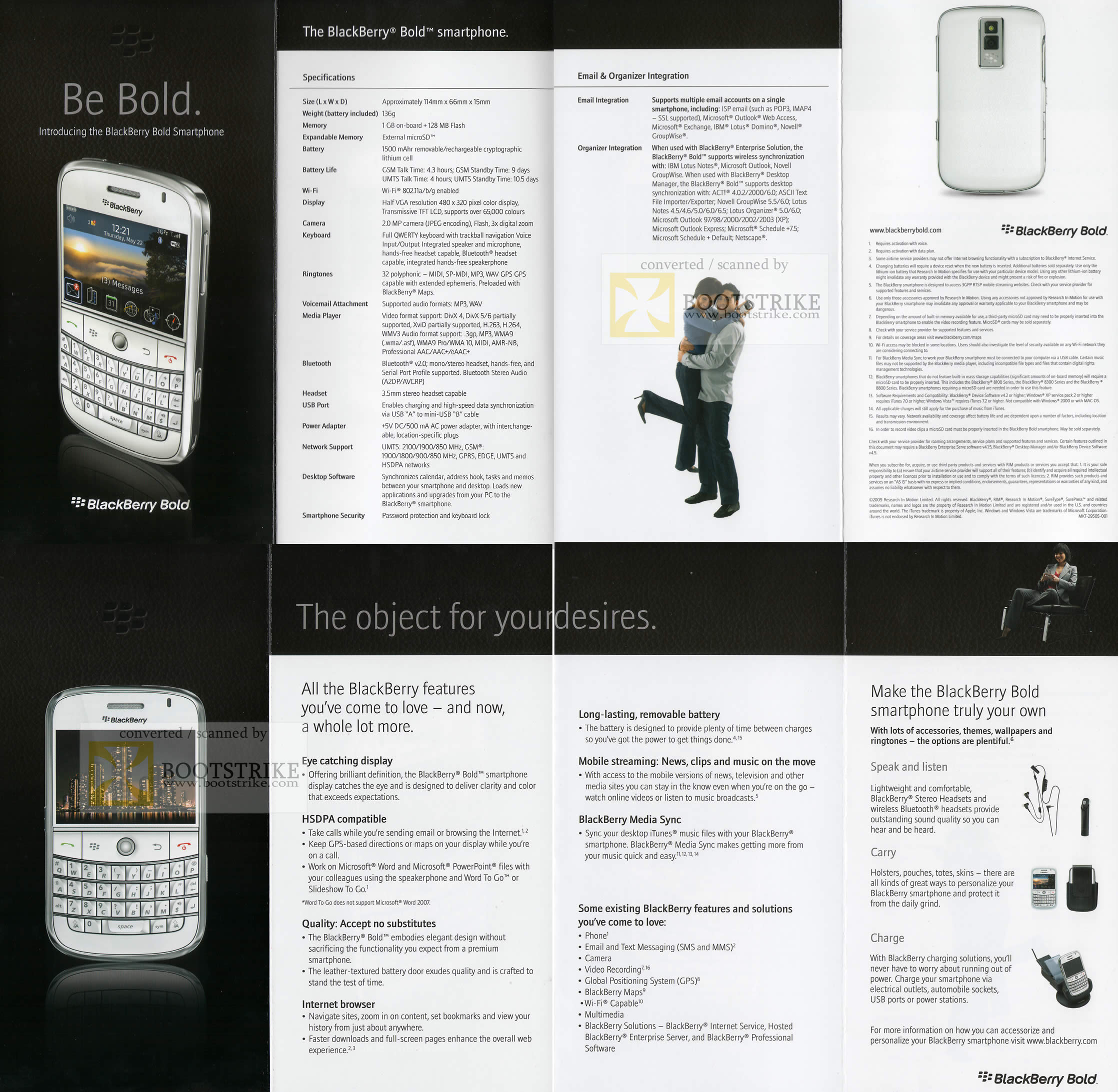 Sitex 2009 price list image brochure of Blackberry Bold Specifications