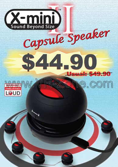 Sitex 2009 price list image brochure of X-Mini II Capsule Speaker 3