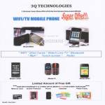 3Q Wifi TV Mobile Phone M002 K599 C5000 F1 W001