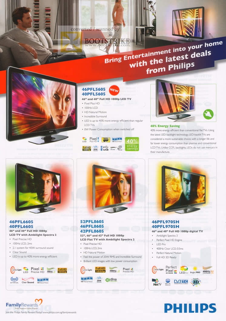 Sitex 2010 price list image brochure of Philips LCD LED TVs