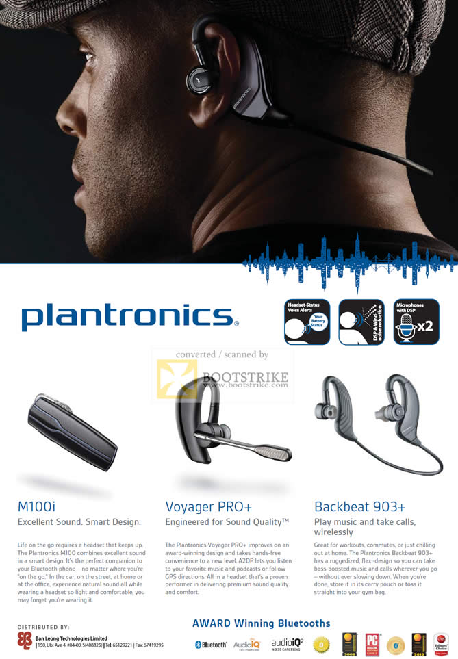 Sitex 2010 price list image brochure of Plantronics Ban Leong M100i Voyager Pro Plus BackBeat 903