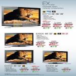 LCD TV EX Series EX710 EX600 EX400 EX300 Edge LED