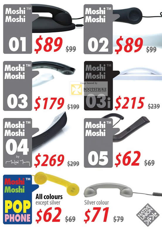 SITEX 2011 price list image brochure of Orange Moshi Moshi Mobile Phone Handset Adapter