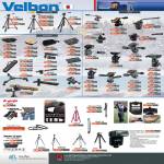 Velbon Videomate Video Series, Head, Acessories, Tripod Bag, B-Grip, Fotomate, Steadepod, Exakta Flash Unit
