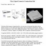 Worldwide Computer 5 In 1 IPad Camera Connection Kit
