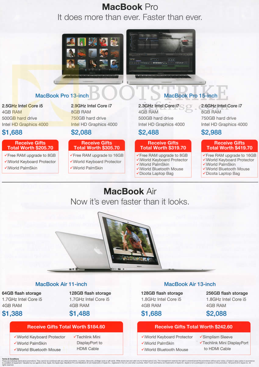 SITEX 2012 price list image brochure of EpiCentre Apple Macbook Pro Notebook, Macbook Air