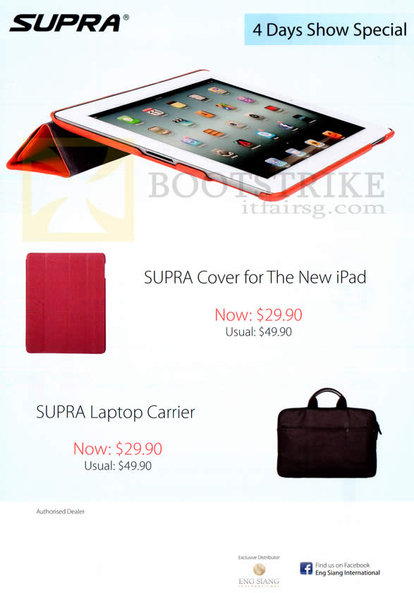 SITEX 2012 price list image brochure of ZMC Automotive Supra IPad Cover, Laptop Carrier