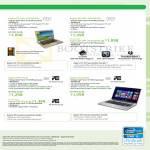 Notebooks Aspire S3-391-53314G52a, S5-391-53314G12a, Aspire M5 Touch, V5 Touch
