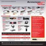 Extended Warranty, Accessories Thinkpad Adapter, Mouse, Keyboard, Cable, Mouse, Speaker, Headset