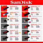 Flash USB Drives Extreme, Cruzer Glide, Facet, Pop, Fit, Ultra Backup, Switch, Ultra, Edge, Slice, Cruzer Blade