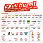 Mio Home Channels Entertainment, News, Education, Lifestyle, Sports, Kids, Asian