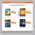 Business Mobile Deals Samsung Galaxy S4 LTE, Note 3, HTC One Max, Blackberry Z30