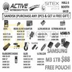 Ray Active Notebooks Sandisk USB Flash Drives SDHC, MicroSD, Extreme, Blade, Switch, Edge, Glide, Ultra CZ48, Extreme