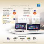AIO Desktop PCs ATIV One 7 DP700A3D-S01Sg, One 5 DP500A2D-K02SG, DP700A7D-S02SG