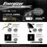Energizer External Chargers XP4003A, XP3000MA, XP6000MA, XP8000A, XP18000A