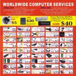 Worldwide Computer Services Accessories Cable, IPhone Case, Ipad Case, Rotate Cases, USB 3G Sim, HDMI, Video Capture
