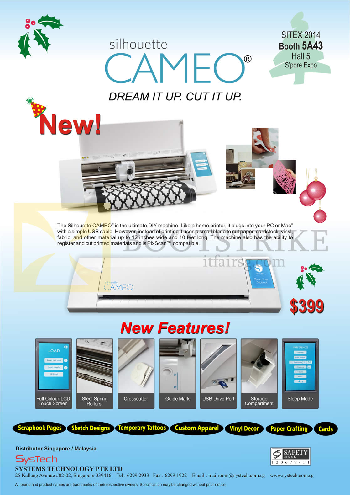 SITEX 2014 price list image brochure of Ranger Silhouette Cameo