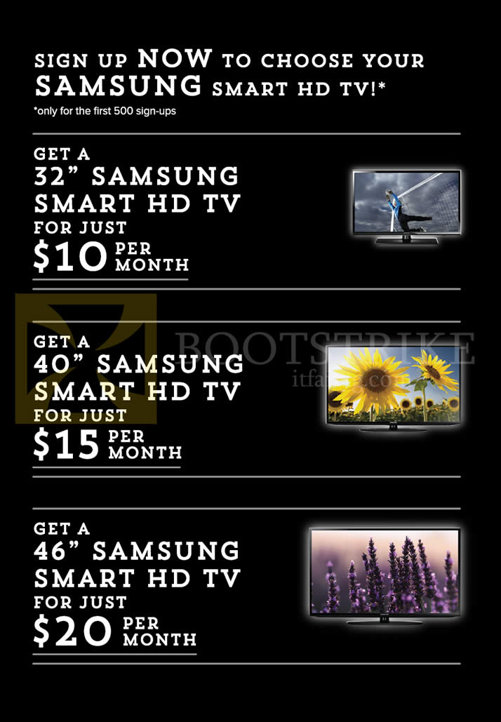 SITEX 2014 price list image brochure of ViewQwest Samsung HD TV