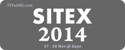 Singapore SITEX 2014 IT Show Exhibition @ Singapore Expo 27 - 30 Nov 2014