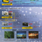 Fujifilm Digital Cameras (No Prices) XP200, F800, JZ700, T500