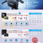 SSD Super Speed Drives 840 Evo Series, 850 Pro