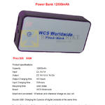 Worldwide Computer Services Power Bank 12000mah