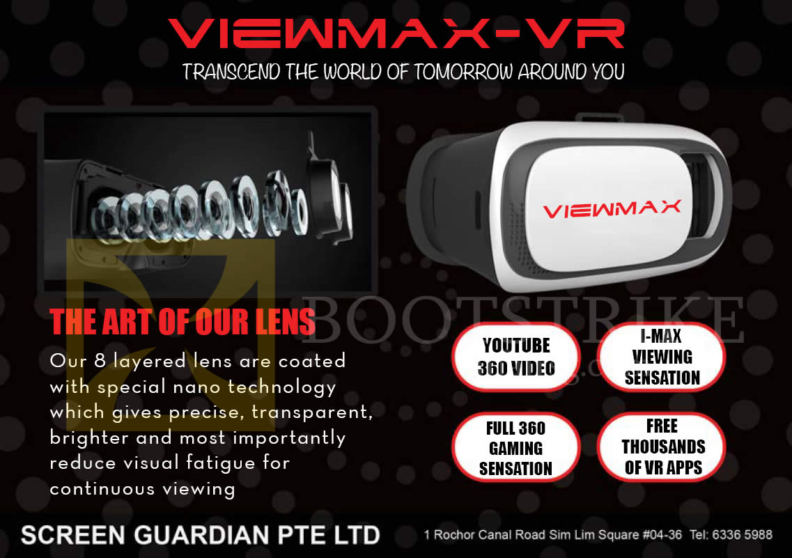SITEX 2015 price list image brochure of Amconics Viewmax-VR